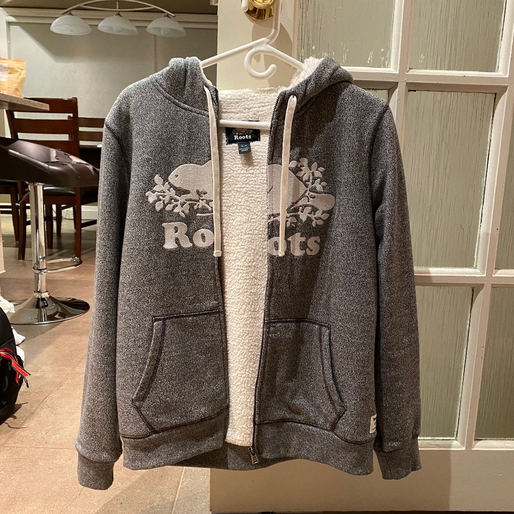 Roots Women's Gray Hoodie - Picture 5 of 8